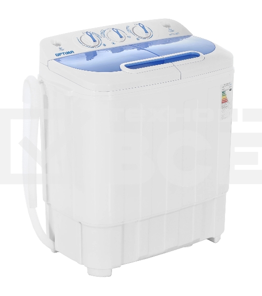 Стиральная машина OPTIMA МСП-40П белая, загрузка вертикальная 4кг, 1350 об/мин., класс: A