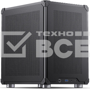 Компьютерный корпус JONSBO C6 Black MATX без БП, mini-ITX, micro-ATX, черный