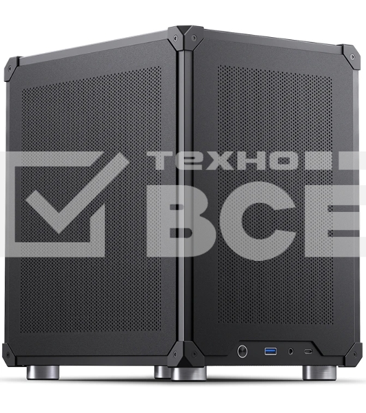 Компьютерный корпус JONSBO C6 Black MATX без БП, mini-ITX, micro-ATX, черный