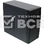 Компьютерный корпус LinkWorld 727-21 черный без БП mATX 4xUSB 2.0 audio, фото 1