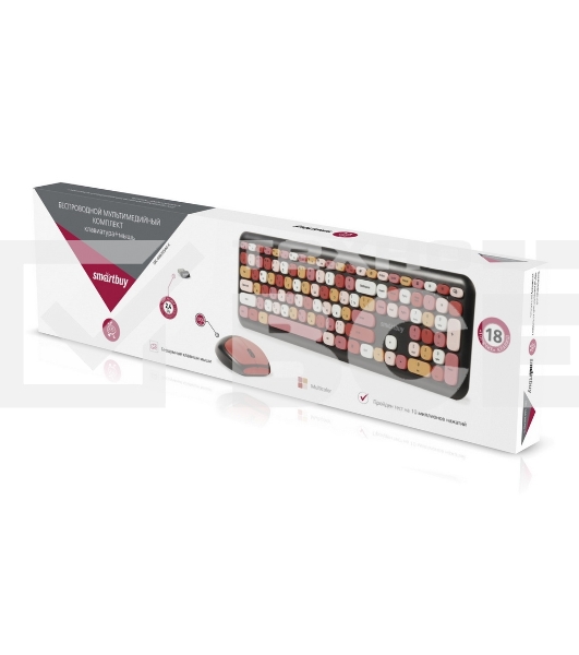 Комплект клавиатура+мышь Smartbuy (SBC-666395AG-K) 666395 черный