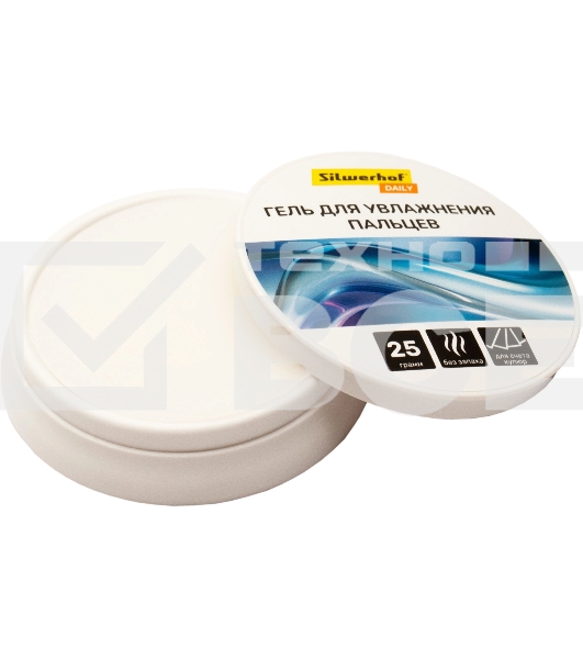 Подушка для смачивания пальцев Silwerhof DAILY гелевая 25гр
