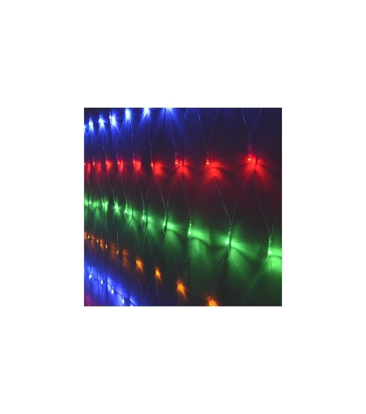 Гирлянда светод. Funray Cетка ML-320M, 3x2м, 320 LED, мульти (4цв.), IP20, прозрачный шнур 2м,конт