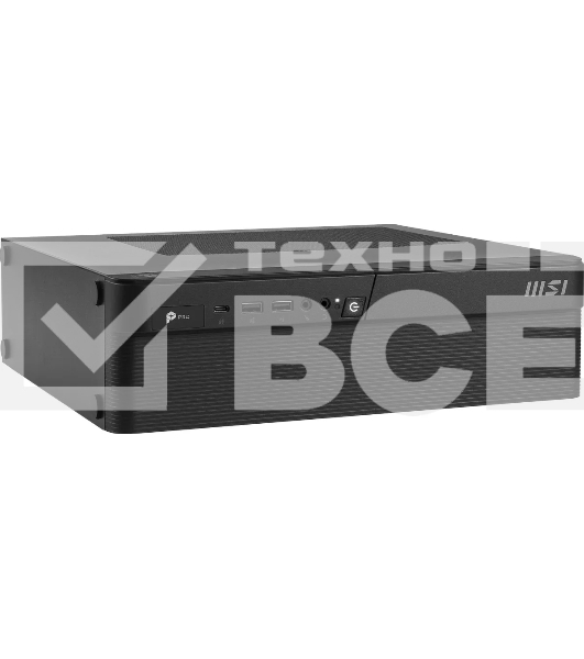 Мини ПК MSI Pro DP80 A14G-007BRU i5 14400 (2.5) Graphics CR без ОС 2xGbitEth WiFi BT 120W черный (936-B20821-007)