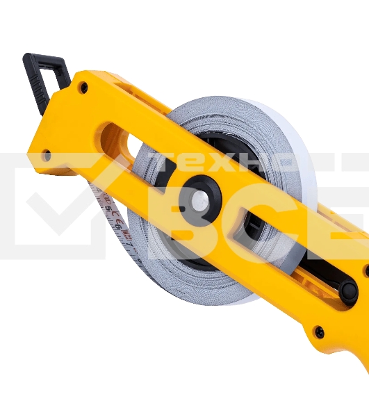 Рулетка геодезическая Denzel 20 м х 13 мм, открытый корпус, металлическая лента