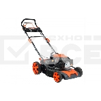 Газонокосилка бензиновая PATRIOT PT 52LS 512109024 Рабочий объем 200сс, мощность 6.5л.с., рабочая ширина 51 см, корпус сталь, регул. высоты 30-75мм прорезин. колеса 178-254мм, травосбор. 60л, фото5