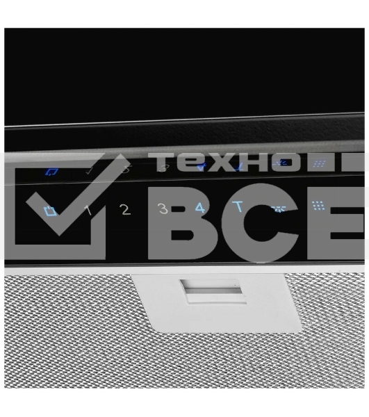 Вытяжка встраиваемая Kuppersberg Nancy 60 черный, 60 см, 850 куб. м/ч, 42 дБ