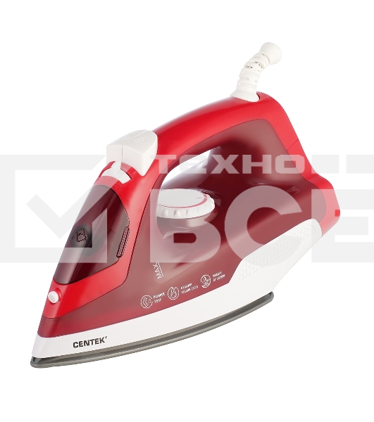 Утюг Centek CT-2347 пурпурный, 1800 Вт, 20 г/мин, 80 г/мин, 200 мл