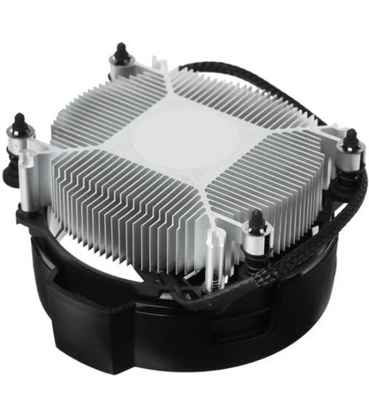 Кулер для процессора AMD Wraith Stealth OEM, 92 мм, алюминий, 550-2600 об/мин, 7-30 дБ, 4-pin PWM, 65 Вт, высота 55 мм, без подсветки