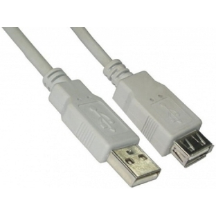 Кабель-удлинитель 5bites UC5011-010C USB2.0 / AM-AF / 1M