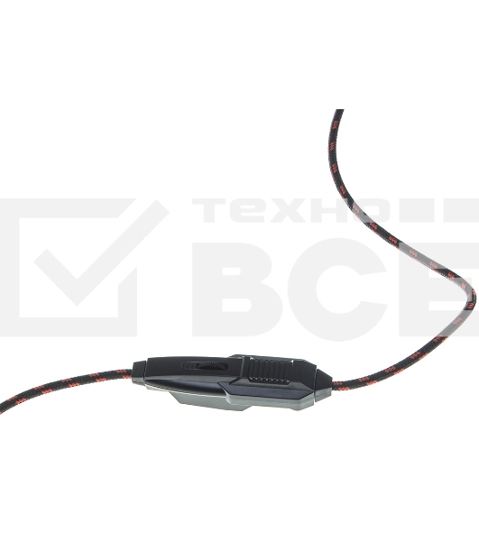 Наушники с микрофоном Oklick HS-L500G черный 2.2м мониторы оголовье