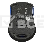 Мышь беспроводная Oklick 485MW черный/синий, 1200 dpi, радиоканал, USB, кнопки - 3, фото5
