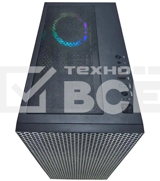 Компьютерный корпус Azza Hive черный без БП ATX 8x120mm 5x140mm 2xUSB2.0 1xUSB3.0 audio bott PSU