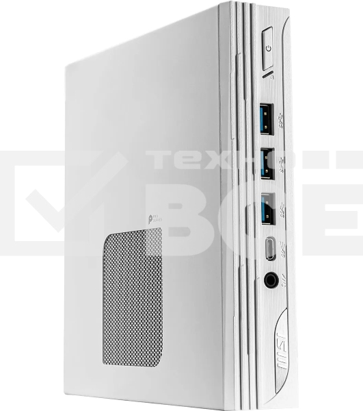 Неттоп MSI Pro DP10 12M-221RU i5 1235U (1.3) 16Gb SSD512Gb Iris Xe Windows 11 Professional 2.5xGbitEth WiFi BT 120W белый (9S6-B0A622-221)