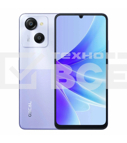 Смартфон OSCAL Modern 8, 8/256Gb, фиолетовый