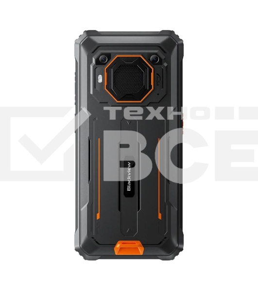 Смартфон Blackview BV6200 Pro, 6/128Gb, черный/оранжевый