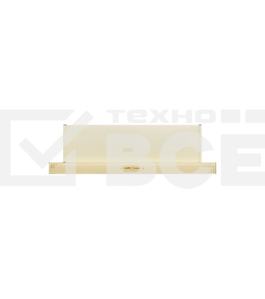 Вытяжка кухонная Krona KAMILLA 600 IVORY RETRO Цвет:Слоновая кость; Материалы:Металл; Производительность (куб. м/час):820; Управление:кнопочное; Уровень шума при работе, дБ:46; Освещение:LED лампы 1 х 3 Вт; Диаметр воздуховода, мм:120; Количество моторов: