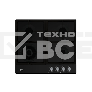 Встраиваемая газовая варочная поверхность Beko HIAW 64225 SB, черный