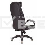 Кресло руководителя Бюрократ T-9922N Leather Venge Black черный, эко.кожа, крестовина пластик, фото9