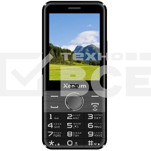 Мобильный телефон Xenium X800 черный моноблок 2Sim 2.8