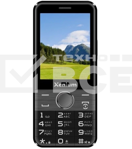 Мобильный телефон Xenium X800 черный моноблок 2Sim 2.8