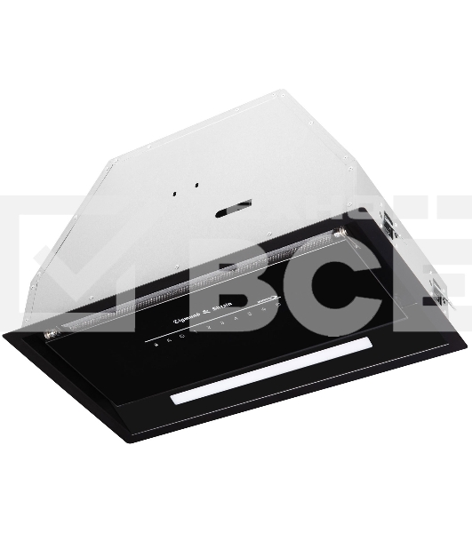 Вытяжка встраиваемая Zigmund & Shtain K 019.5 B черный, 50 см, 1050 куб. м/ч, 61.1 дБ