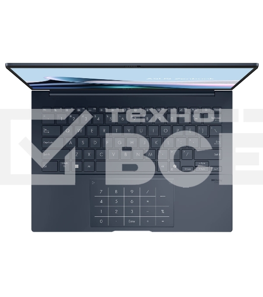 Ноутбук ASUS Zenbook 14 Special UX3405CA-PP679 Intel Core Ultra 9 285H/LPDDR5X 32Gb/1Tb SSD/Intel Arc Graphics/14' 3K (2880 x 1800) OLED 16:10,WiFi 7+BT 5.4/Without OS/1.20 kg/Ponder Blue