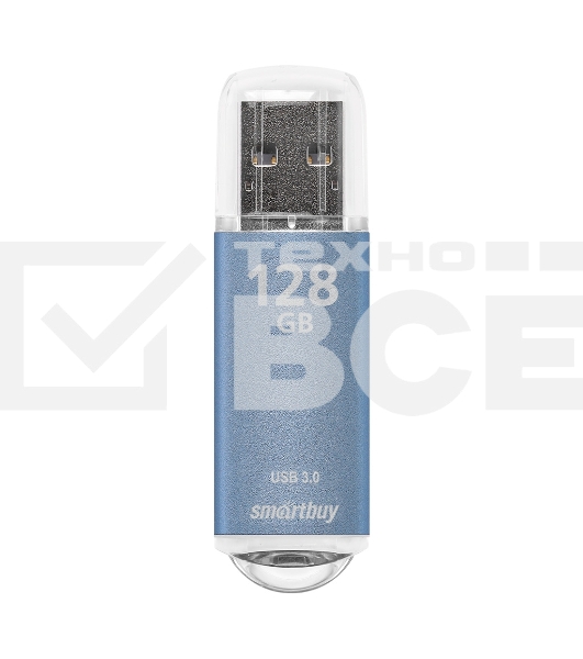Флешка USB Smartbuy (SB128GbVC-B3) UFD 3.0/3.1 128Gb V-Cut Blue