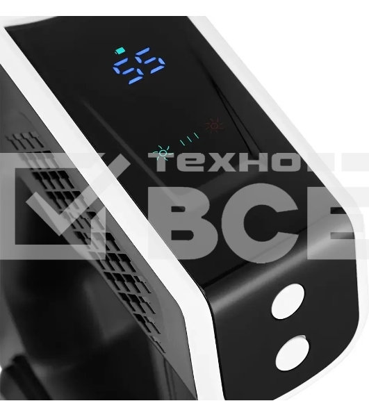 Пылесос вертикальный Kitfort КТ-5393 черный/серебристый, питание от аккумулятора, 125 Вт, уборка сухая, пылесборник 1 л