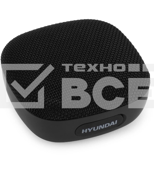 Колонка портатитвная Hyundai H-PS1010 черный 5W 1.0 BT 10м 1200mAh