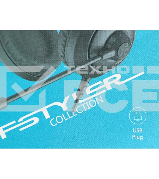 Гарнитура A4Tech FStyler FH100U чёрный, проводная, USB
