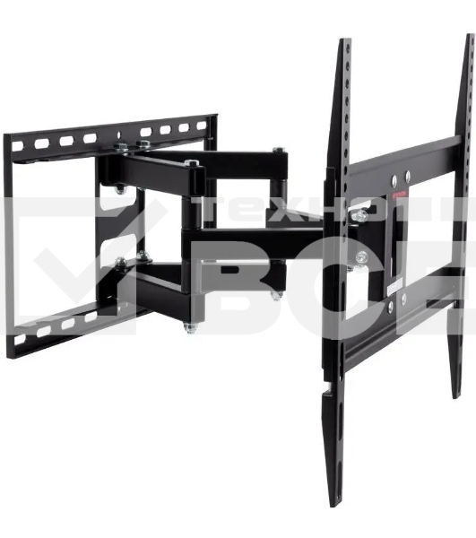 Кронштейн для телевизора Arm Media COBRA-50 черный, 26'-55' макс. 35 кг, настенный, поворотно-выдвижной и наклонный