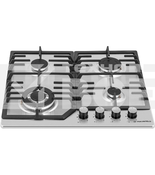 Газовая варочная панель Maunfeld EGHS.64.43CS/G, 4 конфорки, нержавеющая сталь, серебристый