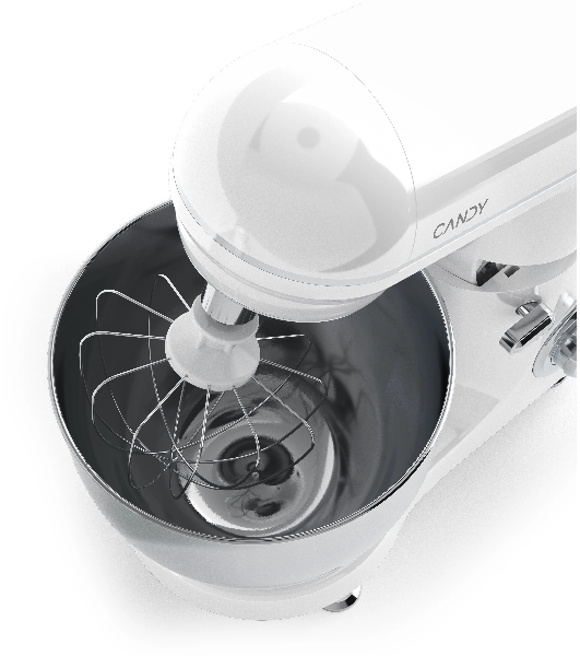 Миксер планетарный Candy CM-500 600Вт белый