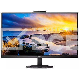 Монитор 27' Philips 27E1N50HE IPS 2560x1440, 75 Гц, 4 мс, 16:9, 300 кд/м², HDMI 1.4, DP 1.2, USB-C, USB Hub, 3.5 Jack, динамики (2×3 Вт), веб-камера, FreeSync, черный