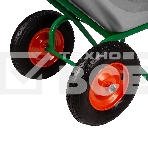 Тачка садово-строительная Palisad 2-х колесная, усиленная, грузоподъемность 320 кг, объем 100 л, фото2