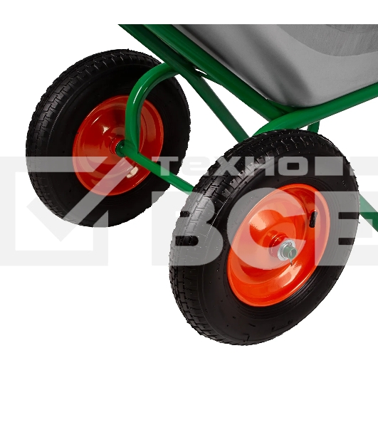 Тачка садово-строительная Palisad 2-х колесная, усиленная, грузоподъемность 320 кг, объем 100 л