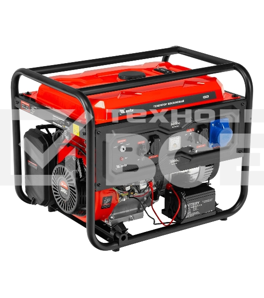 Генератор бензиновый MTX RS-7000E, 6 кВт, 230В, электростартер