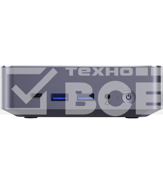 Неттоп Acer Gadget E10 ERBox Ryzen 7 8745HS (3.8) 16Gb SSD512Gb UHDG Windows 11 Pro 2xGbitEth WiFi BT 120W черный (1747236)