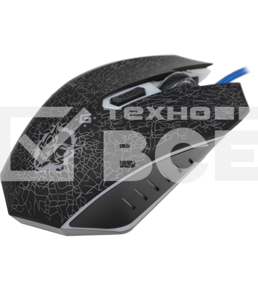 Мышь проводная Defender Shock GM-110L черный, 3200 dpi, USB, кнопки - 6