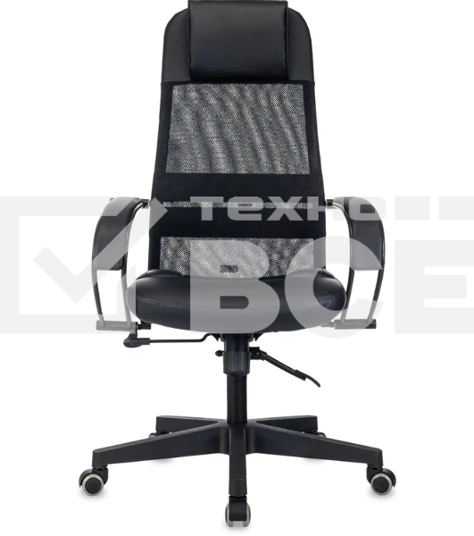 Кресло эргономичное Бюрократ CH-NOVA LUX черный сетка/ткань крестов. пластик