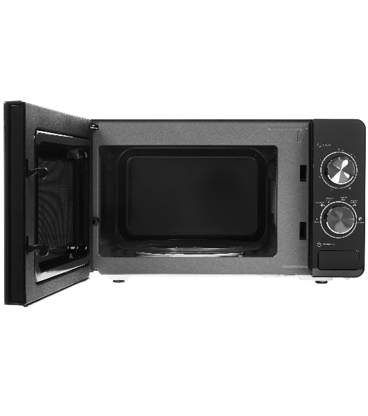 Микроволновая печь Tesler MM-2002 зеркальный/черный, 20 л, 700 Вт, переключатели - поворотный механизм