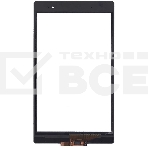 Сенсорное стекло (тачскрин) для Sony Xperia Tablet Z3 Compact, черное, фото 1