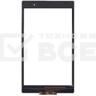 Сенсорное стекло (тачскрин) для Sony Xperia Tablet Z3 Compact, черное