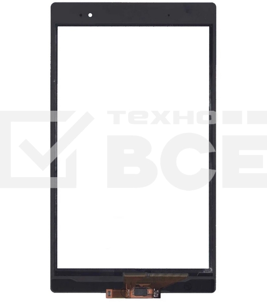 Сенсорное стекло (тачскрин) для Sony Xperia Tablet Z3 Compact, черное