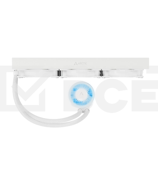 Жидкостная система охлаждения Arctic Liquid Freezer III 420 A-RGB белый, 140 мм, алюминий, 2800 об/мин, 26 дБ, 4 pin, 374 Вт