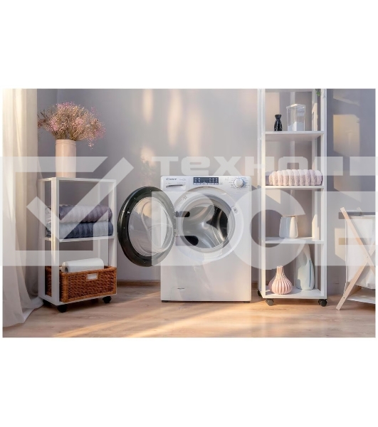 Стиральная машина Candy Smart Pro Inverter CSO4 276TWMB-07 белый, загрузка фронтальная 7 кг, 1200 об/мин., класс: А