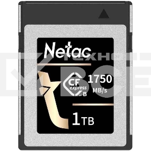 Флеш карта CFexpress 1TB Netac CF2000 <NT02CF2000-001T-S> PCIe Gen 3x2 Type B cards , up to 1750MB/1650MB/