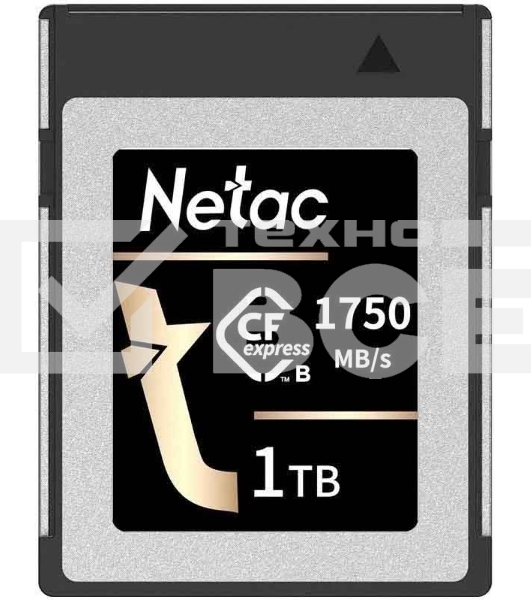 Флеш карта CFexpress 1TB Netac CF2000 <NT02CF2000-001T-S> PCIe Gen 3x2 Type B cards , up to 1750MB/1650MB/