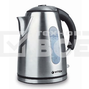 Чайник Vitek VT-7030 ST стальной, 2200 Вт, 1,7 л